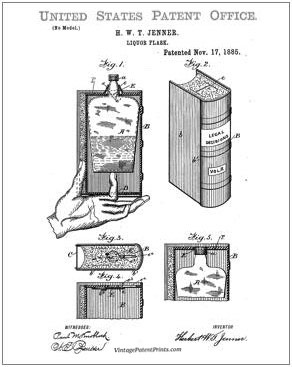 Liquor Flask Patent Image