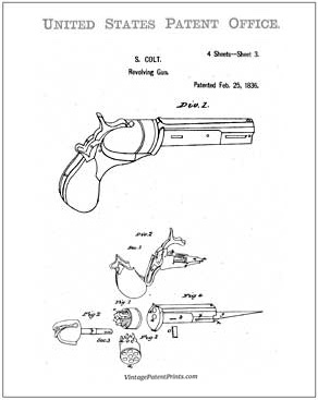 colt revolver patent Image